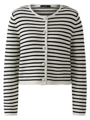 Oui Kardigan w kolorze biało-czarnym rozmiar: 42. Białe kardigany damskie Oui, bez wzorów. Za 339.99 zł.