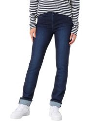 Timezone Dżinsy "Marah" - Slim fit - w kolorze granatowym rozmiar: W31/L30. Niebieskie jeansy damskie Timezone, z podwyższonym stanem. Za 136.13 zł.