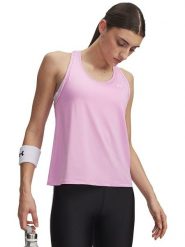Under Armour Top sportowy w kolorze jasnoróżowym rozmiar: S. Różowe koszulki sportowe damskie Under Armour, s, bez wzorów, z materiału, bez ramiączek, outdoorowe. Za 78.95 zł.