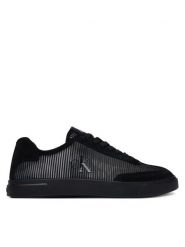 Calvin Klein Sneakersy Low Pro Cupsole Wt Striped Ny HW0HW03270 Czarny. Czarne obuwie sportowe damskie Calvin Klein, z materiału, bez zapięcia. Za 369.99 zł.