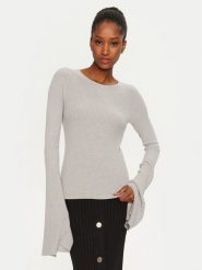 Kontatto Sweter 3M0116N AI253M01 Szary Slim Fit. Szare swetry klasyczne damskie Kontatto, m, z syntetyku, bez kołnierzyka. Za 239.99 zł.