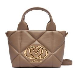 Torebka LOVE MOSCHINO. Brązowe torebki klasyczne damskie Love Moschino, bez dodatków. Za 949.99 zł.