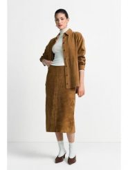 Rich & Royal Spódnica w kolorze jasnobrązowym rozmiar: 36. Brązowe spódnice damskie Rich & Royal, na co dzień, bez wzorów, midi. Za 734.95 zł.