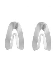 Patrizia Pepe Kolczyki 8J1372/M088-Z002 Srebrny. Szare kolczyki damskie Patrizia Pepe, metalowe. Za 729.99 zł.