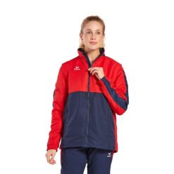 Kurtka Erima Six Wings. Czerwone kurtki damskie Erima, bez wzorów, z polaru, z kapturem. Za 321.50 zł.