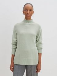 Someday Sweter w kolorze jasnozielonym rozmiar: 42. Zielone swetry klasyczne damskie someday., z wełny, bez kołnierzyka. Za 317.45 zł.