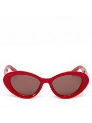 JENNY Okulary przeciwsłoneczne 4WF-014-SS25 Czerwony. Czerwone okulary przeciwsłoneczne damskie Jenny. Za 39.99 zł.
