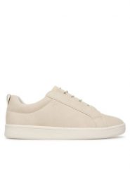 Calvin Klein Sneakersy Low Cut V3X9-83286-0315 S Beżowy. Brązowe buty sportowe dziewczęce Calvin Klein, bez wzorów, ze skóry, bez zapięcia. Za 429.99 zł.