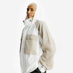 Kurtka Crop damska Lifetech. Białe kurtki damskie Decathlon, l, bez wzorów, z materiału, bez kaptura. Za 359.99 zł.