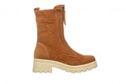 Botki Bayla-161 188 1104 53 Coconut Suede 161628, Brązowy, Skóra naturalna - 41. Brązowe botki damskie Bayla, na zimę, z gumy, eleganckie, z okrągłym noskiem, za kostkę, bez obcasa, bez zapięcia. W wyprzedaży za 269.10 zł.