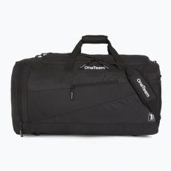 Torba treningowa OneTeam Sebastiano 50 l. Czarne torby sportowe ONETEAM, bez wzorów. Za 69.99 zł.