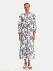 Iconique Sukienka letnia IC25-078 Biały Relaxed Fit. Białe sukienki damskie Iconique, bez wzorów, z bawełny, bez ramiączek. Za 439.99 zł.
