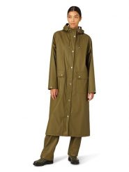 Ilse Jacobsen Płaszcz przeciwdeszczowy w kolorze oliwkowym rozmiar: 42. Brązowe płaszcze damskie Ilse Jacobsen, bez wzorów, bez kaptura. Za 265.95 zł.