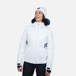 Kurtka narciarska damska Rossignol W Ski. Czarne kurtki damskie Rossignol, na zimę, xl, bez wzorów, bez kaptura. W wyprzedaży za 2,069.00 zł.