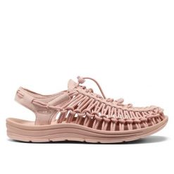 Damskie sandały turystyczne Keen Uneek. Czerwone sandały damskie Keen, bez wzorów, bez obcasa, bez zapięcia. Za 546.50 zł.