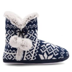 Kapcie Home & Relax. Niebieskie kapcie damskie Home & Relax. Za 79.99 zł.