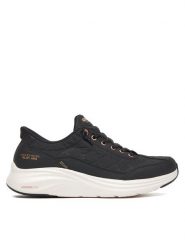 Skechers Sneakersy Contour Foam 150413/BKRG Czarny. Czarne obuwie sportowe damskie Skechers, z materiału, bez zapięcia. Za 299.99 zł.