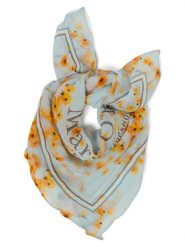 Marc O'Polo szalik cupro Kobiety niebieski, ONE SIZE. Niebieskie szaliki damskie Marc O'Polo, bez wzorów, z tkaniny. Za 139.95 zł.