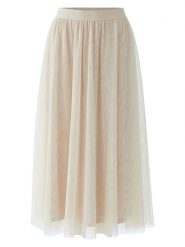 Oui Spódnica tiulowa w kolorze jasnoróżowym rozmiar: 44. Różowe spódnice damskie Oui, bez wzorów, z tiulu, midi. Za 304.99 zł.