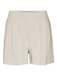Vero Moda Szorty "Jesmilo" w kolorze kremowym rozmiar: XL. Brązowe szorty damskie Vero Moda, bez wzorów, z wiskozy, z podwyższonym stanem. Za 57.33 zł.