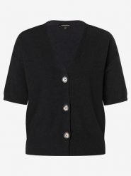 More & More Kardigan w kolorze czarnym rozmiar: 42. Czarne kardigany damskie More & More, bez wzorów, ze splotem. Za 136.45 zł.