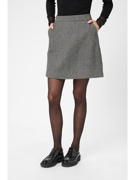 Kaffe Spódnica w kolorze czarno-białym rozmiar: 40. Czarne spódnice damskie Kaffe, na co dzień, bez wzorów, mini. Za 161.73 zł.