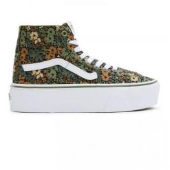 Buty do chodzenia damskie Vans Ua Sk8-hi Tapered Stackform. Zielone obuwie sportowe damskie Vans, z materiału, bez zapięcia, trekkingowe. Za 599.00 zł.