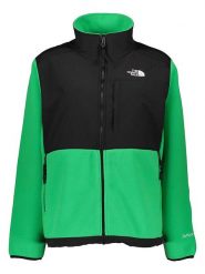 The North Face Kurtka polarowa "Plus Denali" w kolorze zielono-czarnym rozmiar: 3X. Czarne kurtki damskie The North Face, bez wzorów, z materiału, bez kaptura. Za 280.44 zł.