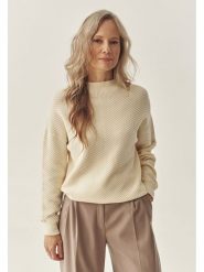TATUUM Sweter w kolorze kremowym rozmiar: XL. Brązowe swetry klasyczne damskie TATUUM, xl, bez kołnierzyka. Za 179.95 zł.