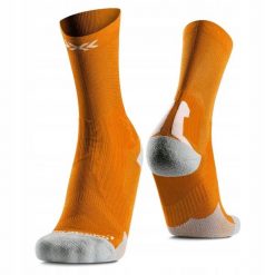 Skarpety unisex X-Socks Bike Perform Crew Flame Orange O030. Brązowe skarpetki damskie X Socks, bez wzorów. Za 120.00 zł.