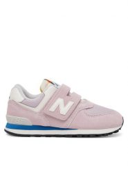 New Balance Sneakersy PV574VPK Różowy. Czerwone buty sportowe dziewczęce New Balance, ze skóry, bez zapięcia. Za 179.99 zł.