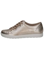 Caprice Skórzane sneakersy w kolorze złotym rozmiar: 37. Żółte obuwie sportowe damskie Caprice, ze skóry, bez zapięcia. Za 228.45 zł.