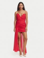 Bardot Sukienka koktajlowa Remalia 60555DB Czerwony Slim Fit. Czerwone sukienki damskie Bardot, bez wzorów, z syntetyku, wizytowe, bez ramiączek. Za 839.99 zł.