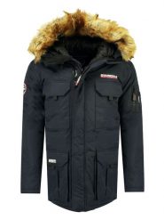 Geographical Norway Parka "Alpes" w kolorze granatowym rozmiar: S. Niebieskie parki damskie Geographical Norway, s, bez kaptura. Za 220.12 zł.