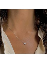 OR Carats Złoty naszyjnik z diamentami rozmiar: onesize. Szare naszyjniki damskie OR Carats, z diamentem, złote. Za 701.16 zł.