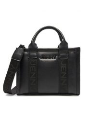JENNY Torebka C-JNY-M-023-08 Czarny. Czarne torebki klasyczne damskie Jenny, z materiału, bez dodatków. Za 129.99 zł.