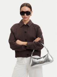 LOVE MOSCHINO Torebka JC4390PP0OKQ0902 Srebrny. Szare torebki klasyczne damskie Love Moschino, ze skóry, bez dodatków. Za 371.99 zł.