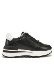 Liu Jo Sneakersy Amazing 20 BA5043 P0102 Czarny. Czarne obuwie sportowe damskie Liu Jo, ze skóry, bez zapięcia. Za 509.99 zł.