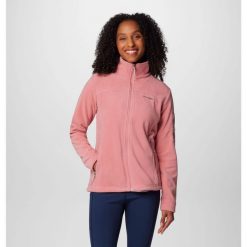 Bluza Polarowa Damska Columbia Fast Trek II. Czerwone bluzy damskie Columbia, xs, bez wzorów, z polaru, bez kaptura. Za 239.00 zł.