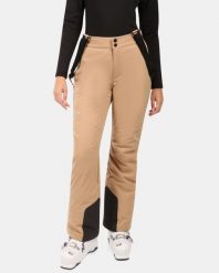Spodnie narciarskie damskie Kilpi ELARE-W. Brązowe spodnie sportowe damskie Kilpi, na zimę, m, bez wzorów, z materiału, narciarskie. Za 389.99 zł.