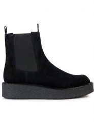 Geox Skórzane sztyblety "Elidea" w kolorze czarnym rozmiar: 41. Czarne obuwie sportowe treningowe Geox. Za 480.90 zł.