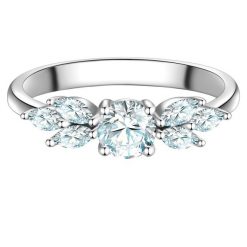 Trilani Pierscionek z Srebra Sterling w srebrze z Cyrkonia Pierścionki 1 ct Damski. Białe pierścionki damskie Trilani, z cyrkonią, srebrne. Za 189.99 zł.