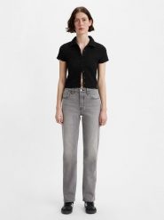 Levi's Dżinsy "501" - Regular fit - w kolorze szarym rozmiar: W27/32. Szare jeansy damskie Levi's. Za 171.68 zł.