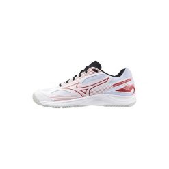 Buty do siatkówki Mizuno Cyclone Speed 4. Białe obuwie sportowe damskie Mizuno, bez zapięcia, do biegania. W wyprzedaży za 279.90 zł.