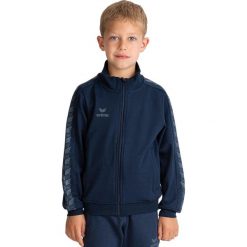 Kurtka dresowa Erima Essential Team Multicolor Junior. Niebieskie kurtki damskie Erima, bez wzorów, z dresówki, bez kaptura. Za 305.99 zł.