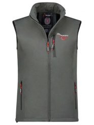 Geographical Norway Kamizelka softshellowa "Vacer" w kolorze szarym rozmiar: onesize. Szare kamizelki damskie Geographical Norway, bez wzorów, bez kaptura. Za 118.56 zł.