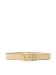 LAUREN RALPH LAUREN Pasek 412980805003 Écru. Paski damskie Lauren Ralph Lauren, bez wzorów, ze skóry. Za 479.99 zł.