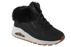 Buty SKECHERS 310539L UNOFALL AIR Czarny. Czarne obuwie trekkingowe damskie Skechers, z materiału, bez zapięcia. Za 287.99 zł.