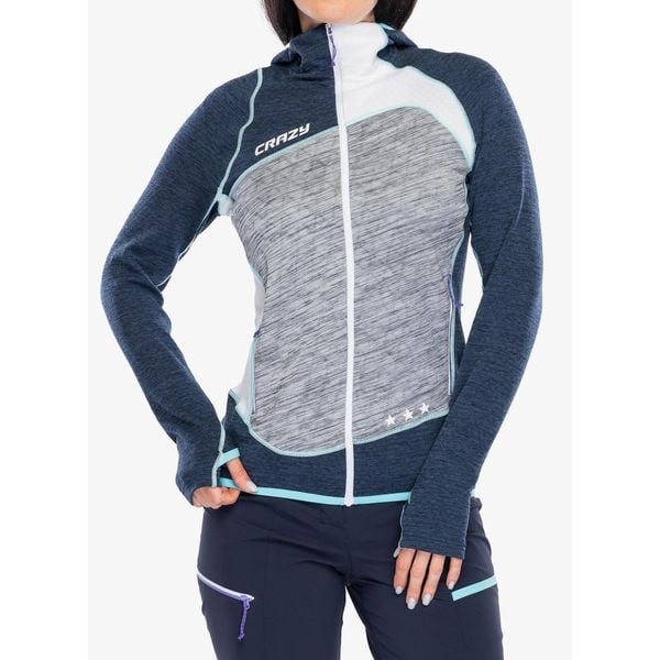 Bluza rozpinana damska Crazy Pull Ionic Light. Szare bluzy damskie Crazy, l, bez wzorów, bez kaptura. Za 749.99 zł.