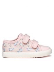 Geox Sneakersy B Gisli B451MB 000AN C8010 M Różowy. Czerwone buty sportowe dziewczęce Geox, z materiału, bez zapięcia. Za 99.99 zł.